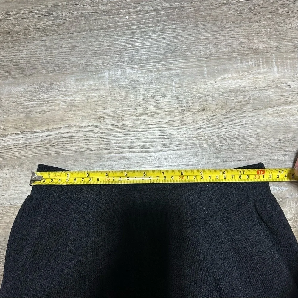 St John Collection black knit pants size 4 EUC
